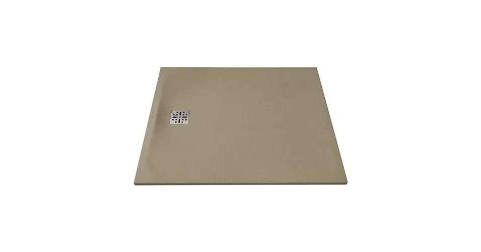 Kiárusítás MARMY Dolomite zuhanytálca - 100×120 matt cappucino (gucci latte)